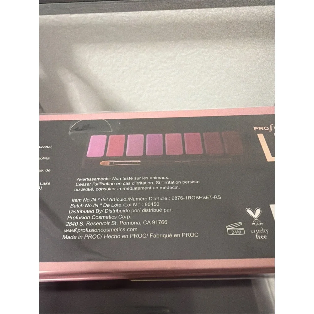 Profusion Lip High Pigmented Matte Lipstick 8 Colors Rose‎ Pink, Red, Colors NIB
